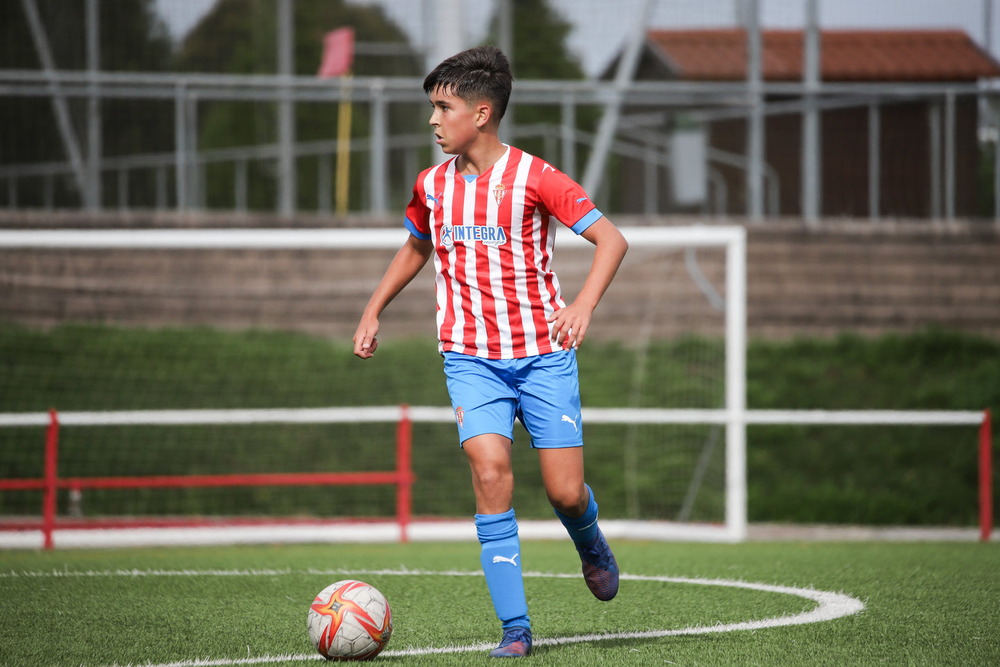 JERSEY LOCAL MANGA CORTA NIÑO REAL SPORTING DE GIJON